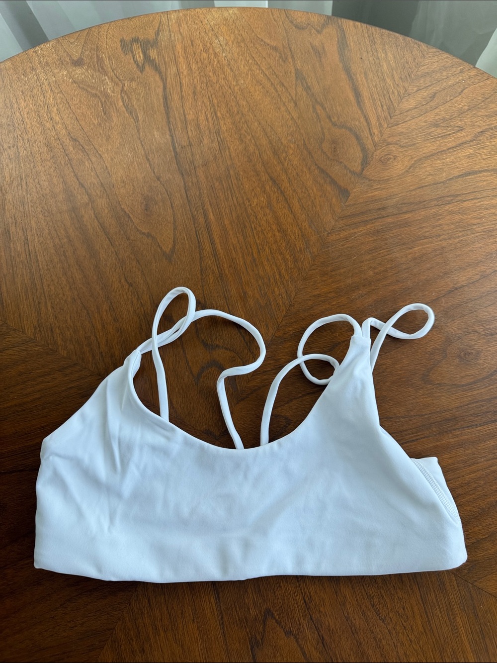 TNA White Sports Bra